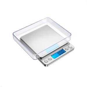 Balanza Gramera 0.1gr a 2 KG (1) Balanza Portatil Gramera 0.1g a 2000g 2 kg Digital Joyeria Joya Cocina