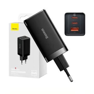 Cargador de Pared Baseus Gan 5 pro 65w y Cable 100w 1m