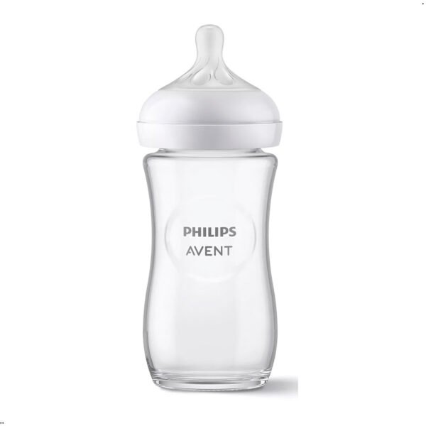 Biberon Avent Philips Vidrio 8 oz 240 ml Libre de BPA (3) Biberon De Vidrio Avent Natural 3.0 De 240 Ml Con Tetina 1m+