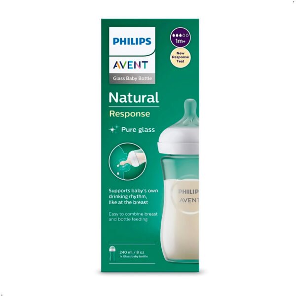 Biberon Avent Philips Vidrio 8 oz 240 ml Libre de BPA (4) Biberon De Vidrio Avent Natural 3.0 De 240 Ml Con Tetina 1m+