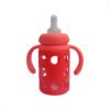 Biberon Babyguu 120 ml Biberon de vidrio Libre Bisfenol A (2) Biberon Vidrio Con Protector Babyguu 120 Ml Libre Bisfenol A
