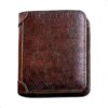 Billetera Geruola Coffe Cuero Genuino 3 Cuerpos Proteccion RFID (4) - copia Billetera Clasica Para Hombre Cuero Genuino Con Rfid