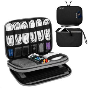 Bolsa de almacenamiento Valuewin Negro (1) Bolsa Almacenamiento Valuewin Bolsa De Viaje Para Cables