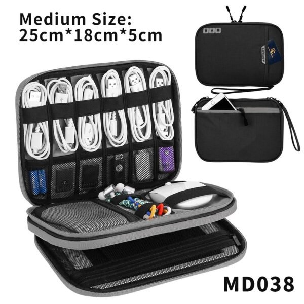 Bolsa Almacenamiento Valuewin Bolsa De Viaje Para Cables