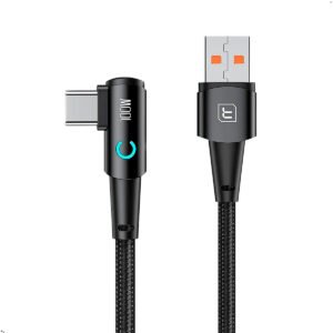 Cable Trenzado Tipo Usb-a Tipo-c 100w Carga Rapida 2 Mt 90°