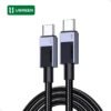 Cable Ugreen 2 metros Carga Rapida L512 Carga Rapida 20V 5A 100w (9) Cable Baseus 100w Tipo C a C 2m Cafule Series Nylon Trenzado