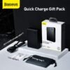 Power Bank Baseus 10000 mAh 45W 2 en 1 - Juamppe (11) Baseus Power Bank 2 En 1 Gan Charger 10,000mah 45w Cargador