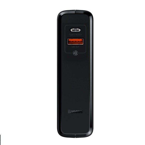 Power Bank Baseus 10000 mAh 45W 2 en 1 - Juamppe (14) Baseus Power Bank 2 En 1 Gan Charger 10,000mah 45w Cargador