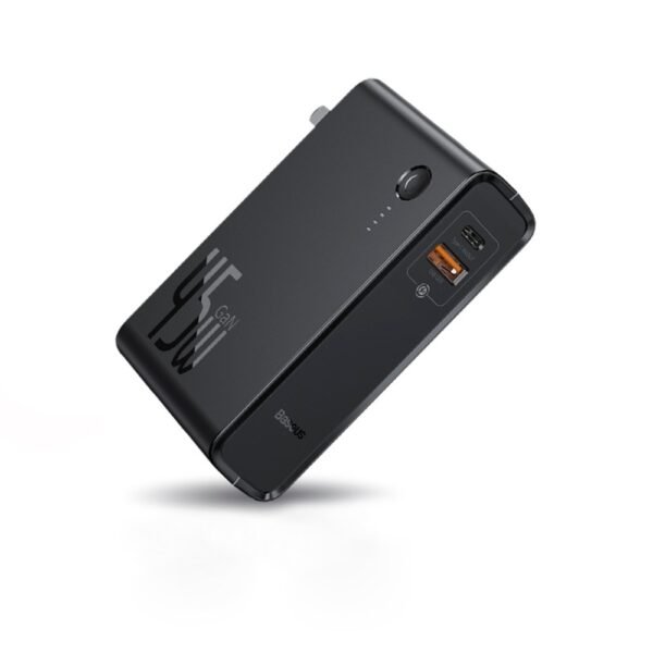 Power Bank Baseus 10000 mAh 45W 2 en 1 - Juamppe (15) Baseus Power Bank 2 En 1 Gan Charger 10,000mah 45w Cargador