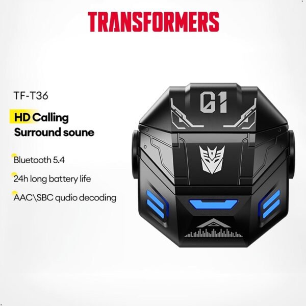 Auriculares Inalámbricos Transformers Tf-t36 Bluetooth 5.4