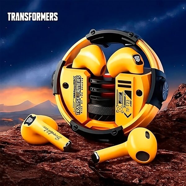 Audifonos Inalambrico Trabsformer TF T23 Bumblebee (9) Auriculares Bluetooth Inalámbricos Transformers TF T23