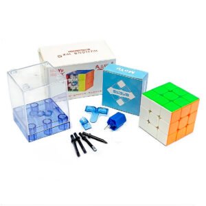 Cubo Magico Moyu Weilong WR y Accesorios (1) Cubo 3x3x3 Weilong Wrm Magnetic Profecional Moyu Multicolor