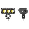 Foco Neblinero Faro Led Moto Auto Bicolor Tipo Lupa Blanco y amarillo (30) Luces Exploradoras Ambar Y Blanca Moto Camioneta X 2 Unids