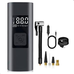 Inflador de Llantas Multifuncional Compresor de Aire Portátil Seisa AF-C04 (1) Compresor Inflador Portati Seisa Af-c04 Moto Bicicleta Auto