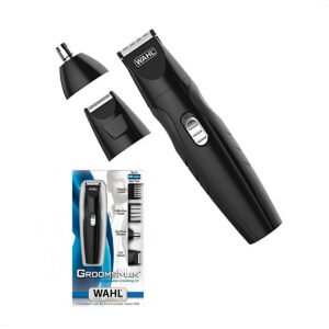 Kit Maquina De Cortar Cabello Wahl Groomsman Recargable All-In-One (2) Maquina Wahl Groomsman Afeitador Multiusos Recargable 3 En 1