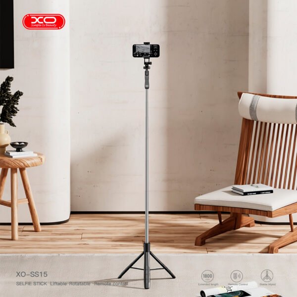 Palo Selfie XO SS15 Celular y Camara Go Pro (5) Palo Selfie Tripode Xo Para Celular Go Pro 180cm Bluetooth