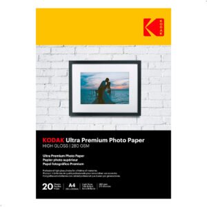 Papel Fotografico Kodak Premium A4 280gsm X 20uds