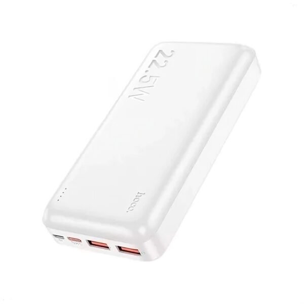 Power Bank hoco J101A 20000mAh 22.5w Blanco (2) Power Bank 20000mah 22.5w Hoco J101A Cargador Portatil Carga Rapida