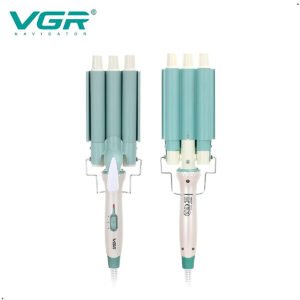 Rizador VGR Profesional V 595 Temperatura 220 grados Rizador de 3 barriles Configuracion de temperatura (9) Ondulador Rizador De Pelo Profesional Triple Vgr V-595