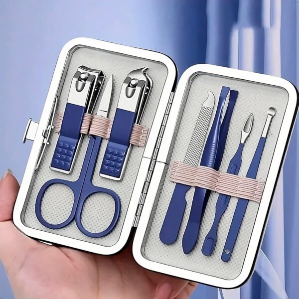 Set de Manicura Pedicura 7 piezas Acero Inoxidable (5) Set De Manicura Pedicura 7 Piezas Acero Inoxidable Cortauñas