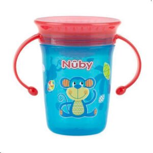 Vaso Nuby 360 anti derrame Libre de BPA (1) Vaso Antiderrame 360° Nuby Entrenamiento Bebé