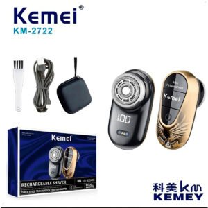 Afeitador Shaver Kemei KM 2722 Maquina Razurador (6) Shaver Kemei Km2722 Ipx6 Recargable Mini Afeitadora Portatil