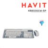 Combo Havit 45308 Gris Teclado Mouse KB832GCM-SP Inalambrico (6) Combo Teclado Y Mouse Inalambrico Havit KB832GCM-SP