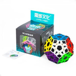 Cubo Moyu Megamix Carbono 3x3 (1) Cubo Moyu Megaminx Dodecaedro Moyu 3x3 Fibra De Carbono Multicolor