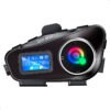 Intercomunicador Q58-MAX Casco de Moto Bluetooth Auriculares Altavoces IP65 Resistente al Agua Auriculares de Casco Radio FM - Micrófono Duro (4) Intercomunicador Lantun Q58 Max Bluetooth Para Casco De Moto