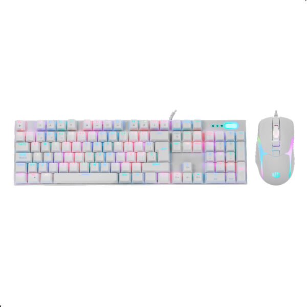 Kit Combo Halion Damon SW Red HA-863C Teclado mecanico y mouse (1) Kit Mouse Y Teclado Halion Damon Ha-k863c Luces Led Rgb