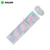 Kit Combo Halion Damon SW Red HA-863C Teclado mecanico y mouse (4) Kit Mouse Y Teclado Halion Damon Ha-k863c Luces Led Rgb