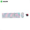 Kit Combo Halion Damon SW Red HA-863C Teclado mecanico y mouse (6) Kit Mouse Y Teclado Halion Damon Ha-k863c Luces Led Rgb