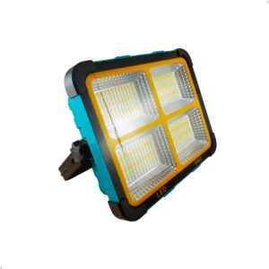 Lampara Solar Cafini 74084 CN-L3924T-1 Azul Panel Solar Recargable (1) Reflector Solar Cafini 48w Paneles Solares Duales Batería 4800mah