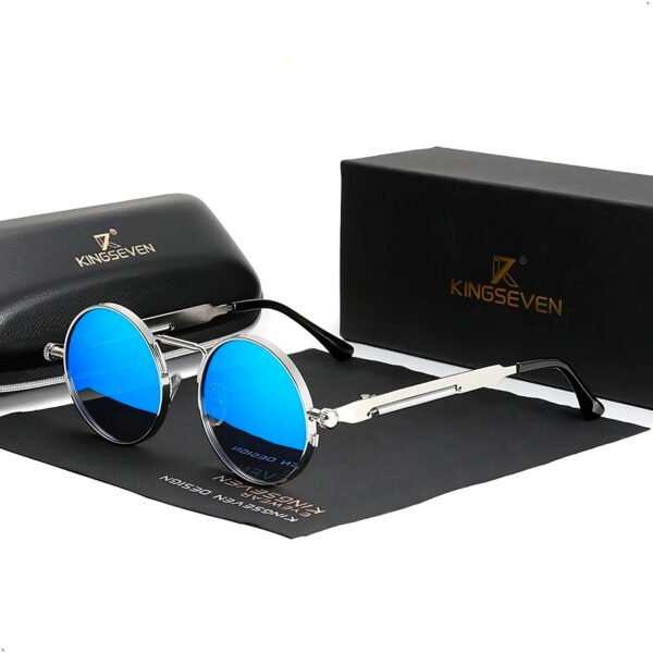 Lente de Sol Kingseven 7579 Azul (4) - copia Lentes De Sol Kingseven Polarizado Proteccion Uv 400 Unisex