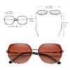 Lentes de sol kingseven Mujer proteccion UV400 Polarizado (4) Lente De Sol Kingseven 7822 Mujer Proteccion Uv 400 Polarizado