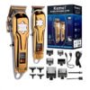 Maquina Corte Cabello Kemei KM 2011 Inalambrica Combo Patillera (1) Maquina Corte Cabello Combo Trimmer y Clipper Kemei KM 2011 Inalambrico