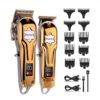 Maquina Corte Cabello Kemei KM 2011 Inalambrica Combo Patillera (4) Maquina Corte Cabello Combo Trimmer y Clipper Kemei KM 2011 Inalambrico