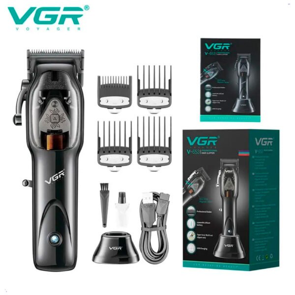 Maquina Inalambrica VGR V 653 Cabello (1) Maquina Cortar Cabello Pelo Vgr V-653 Inalambrico