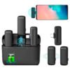 Microfono Lavalier Inalambrico Ulanzi J12 Usb Tipo C (1) Micrófono De Solapa Inalámbrico Ulanzi J12 Tipo C