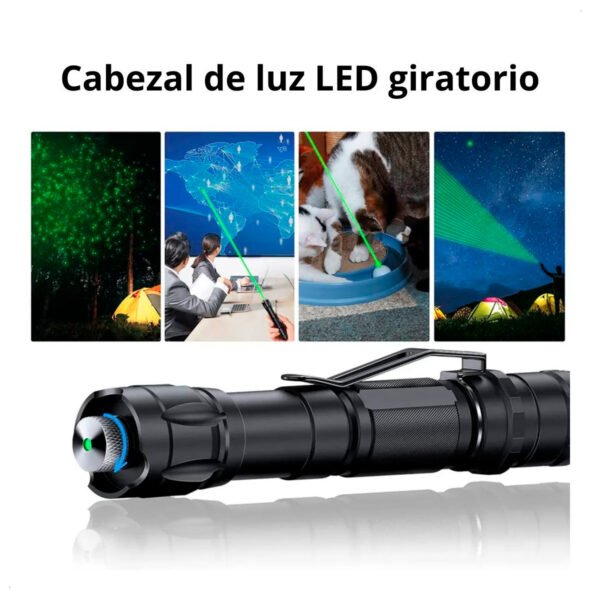 Puntero Laser Cafini CN L7199JP 200 Metros Color Verde Recargable (6) Puntero Laser Cafini Luz Verde Cn-l7199jg 2000 Metros