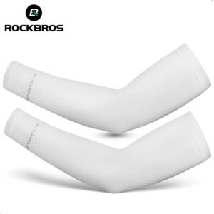 ROCKBROS mangas de bicicleta de seda de hielo verano transpirable protección de brazo de ciclismo al aire libre protección solar UV deportes MTB mangas de bicicleta de carretera (13) Mangas Negra Rockbros Con Protección Uv Xt9002 Deportiva