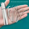 Kit Limpieza Dental Acero Inoxidable Higiene Dientes 7pcs