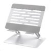 Soporte para portátil Xo C152 de 10'' a 17,3'' de aluminio, con canal de ventilación y base antideslizante, tamaño ajustable (1) Holder Xo-c152 Ergonómico Laptops Portátil Altura Ajustable