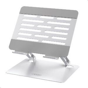 Soporte para portátil Xo C152 de 10'' a 17,3'' de aluminio, con canal de ventilación y base antideslizante, tamaño ajustable (1) Holder Xo-c152 Ergonómico Laptops Portátil Altura Ajustable