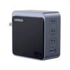 Ugreen Nexode S Cargador Rápido 100W GaN 3 Puertos USB-C 1 Puerto USB-A PD3.0QC Gris (1) Cargador De Pared Ugreen De 100w Nexode Gan 4 Puertos Carga Rapida