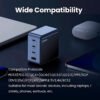 Ugreen Nexode S Cargador Rápido 100W GaN 3 Puertos USB-C 1 Puerto USB-A PD3.0QC Gris (5) Cargador De Pared Ugreen De 100w Nexode Gan 4 Puertos Carga Rapida