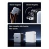 Ugreen Nexode S Cargador Rápido 100W GaN 3 Puertos USB-C 1 Puerto USB-A PD3.0QC Gris (6) Cargador De Pared Ugreen De 100w Nexode Gan 4 Puertos Carga Rapida