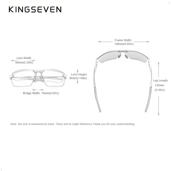 Lentes De Sol Kingseven Gafas Proteccion Uv400 Polarizada