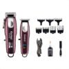 Combo Kemei KM 8526 Trimmer Clipper Inalambrico (11) Máquina Kemei Km-8526 Combo Trimmer Clipper Inalambrica