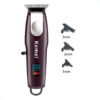 Combo Kemei KM 8526 Trimmer Clipper Inalambrico (16) Máquina Kemei Km-8526 Combo Trimmer Clipper Inalambrica